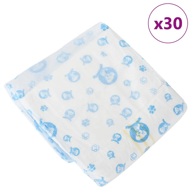 Vienkartinės vyrų šunų sauskelnės 30 pcs Baltas XS