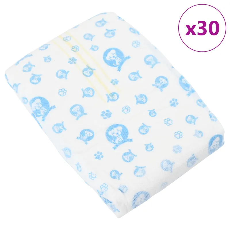 Vienkartinės vyrų šunų sauskelnės 30 pcs Baltas S
