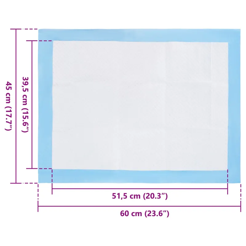 Neaustinės medžiagos augintinių treniruočių pagalvėlė 50 pcs