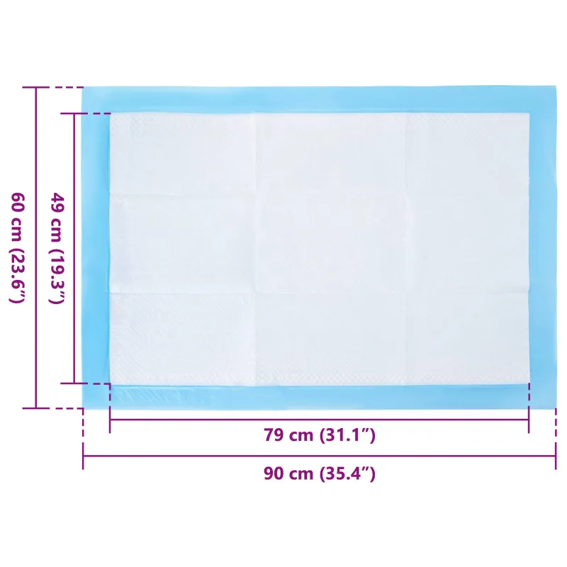 Neaustinės medžiagos augintinių treniruočių pagalvėlė 50 pcs