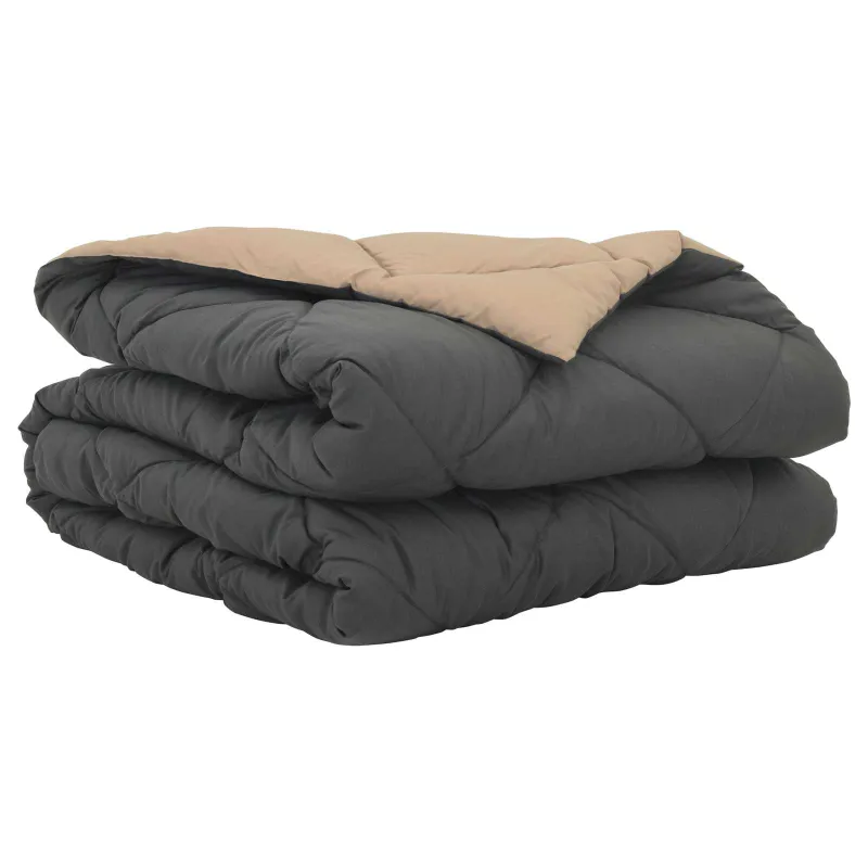 Vasaros antklodė Antracito ir taupe 220 x 135 cm Mikropluoštas