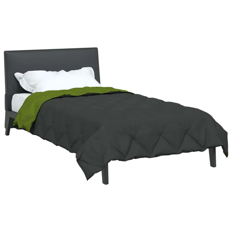 Vasaros antklodė Žalia ir antracito 220 x 135 cm Mikropluoštas