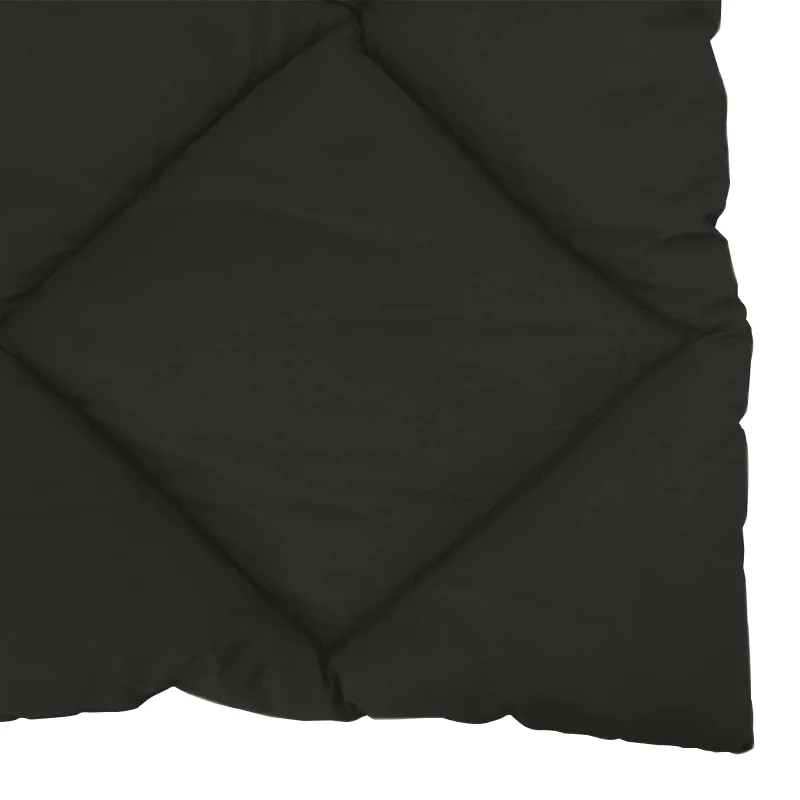 Pilna metų antklodė Juoda 155 x 220 cm Mikropluoštas