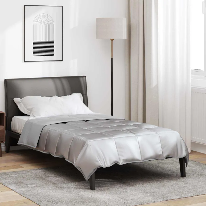 Pilna metų antklodė Sidabro 155 x 220 cm Satin ir mikropluoštas