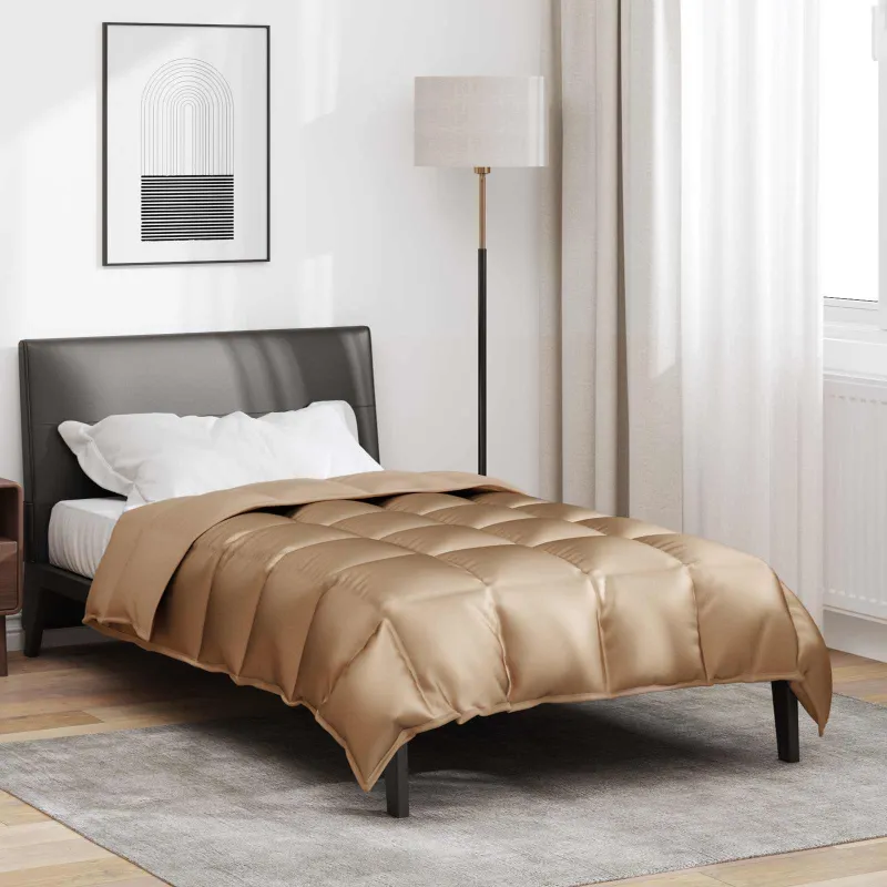 Žiemos antklodė Auksinė 135 x 220 cm Satin ir mikropluoštas