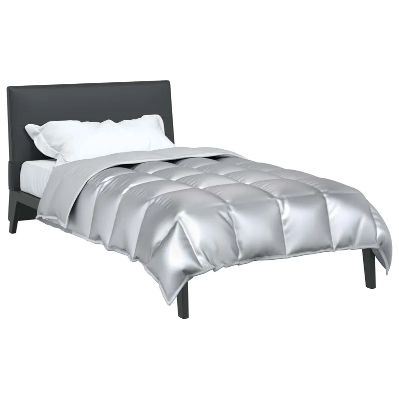 Žiemos antklodė Sidabro 155 x 220 cm Satin ir mikropluoštas