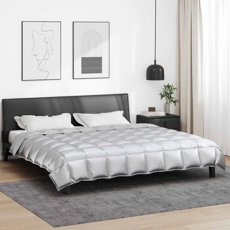 Žiemos antklodė Sidabro 200 x 220 cm Satin ir mikropluoštas