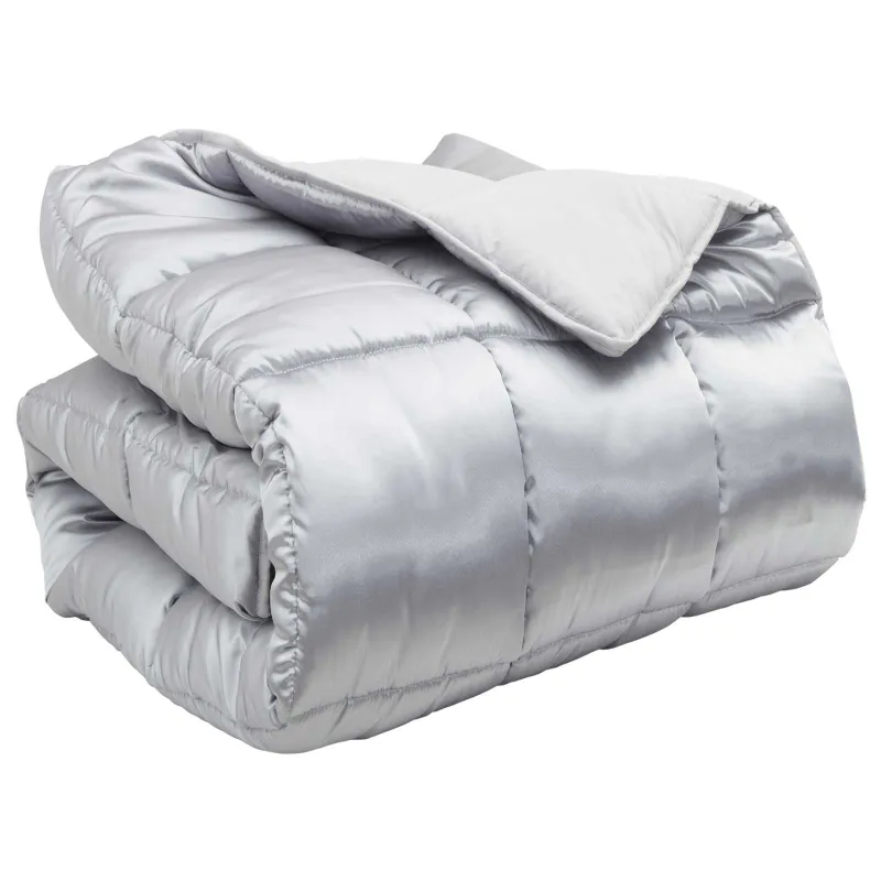 Žiemos antklodė Sidabro 200 x 220 cm Satin ir mikropluoštas