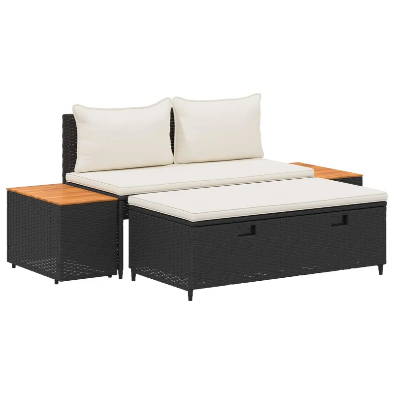 Lauko sofos komplektas 4 -Seater 4 pcs 55 x 30 x 39 cm