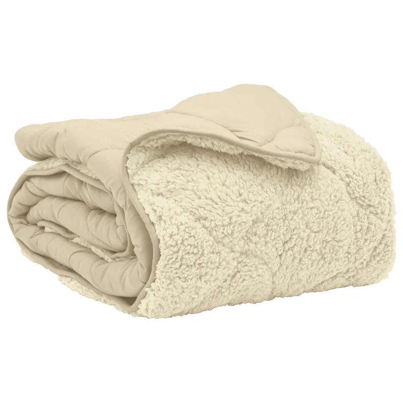 Pilna metų antklodė Tikštas Kreminė 135 x 220 cm