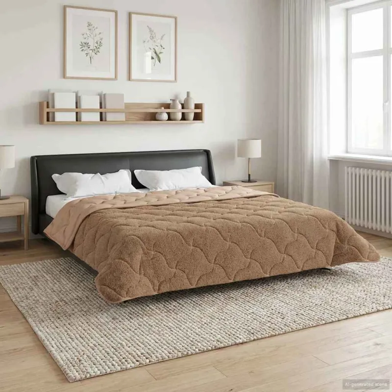 Žiemos antklodė Tikštas Taupe 200 x 240 cm
