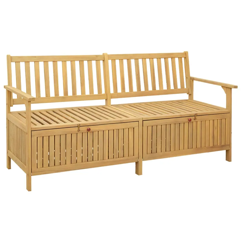 Laikymo suolas su saugykla 170 x 63 x 84 cm Solu Acacija
