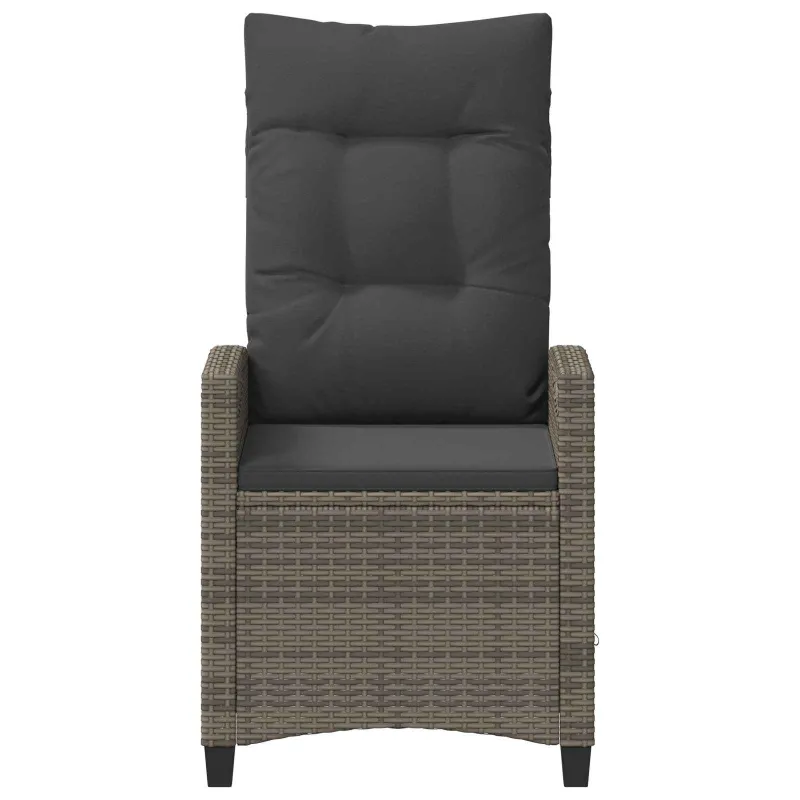 Sodo Kėdė 2 pcs Pilka ir tamsiai pilka 56 x 60 x 112 cm