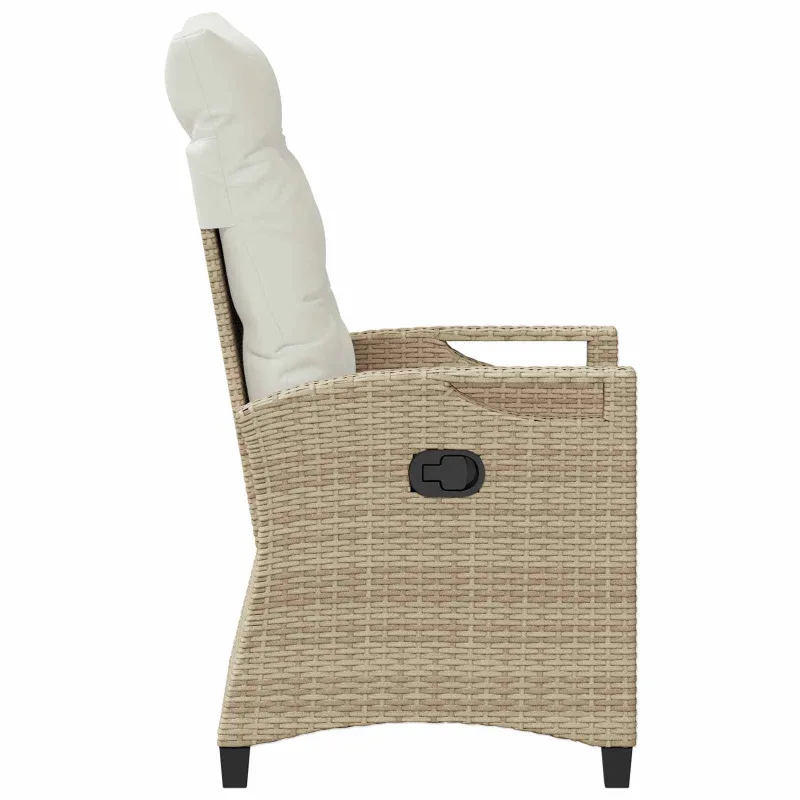 Sodo Kėdė 2 pcs Bežinė ir kreminė 56 x 60 x 112 cm