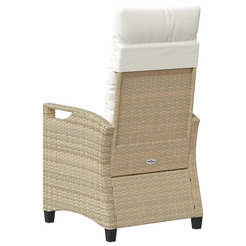 Sodo Kėdė 2 pcs Bežinė ir kreminė 56 x 60 x 112 cm