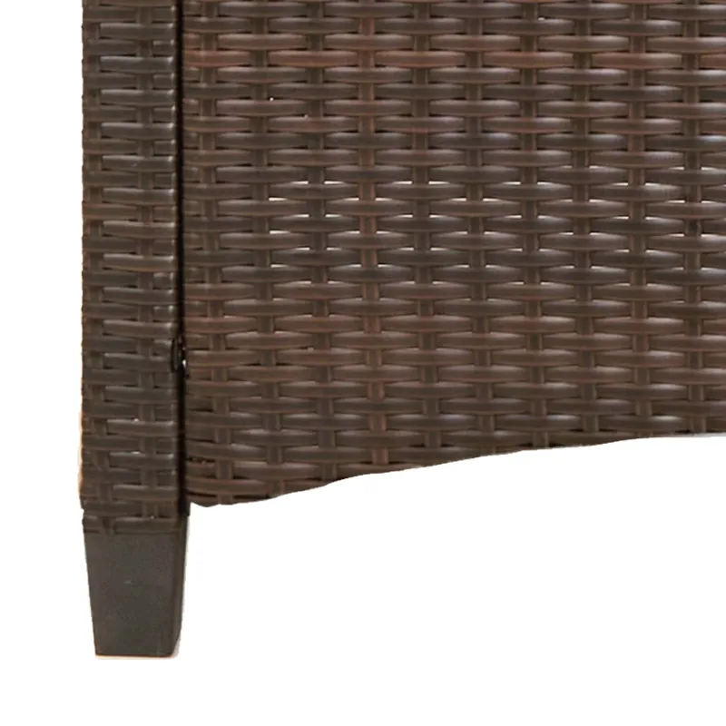Sodo suolas su pagalve Ruda ir grietinėlė 105 x 60 x 112 cm