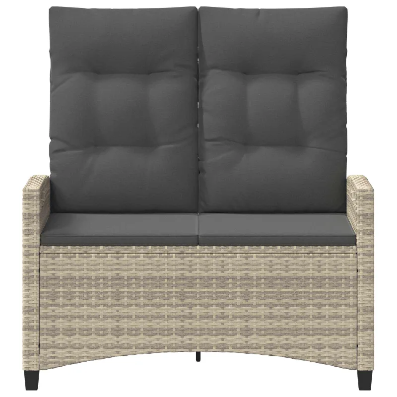 Sodo suolas su pagalve 105 x 60 x 112 cm plienas