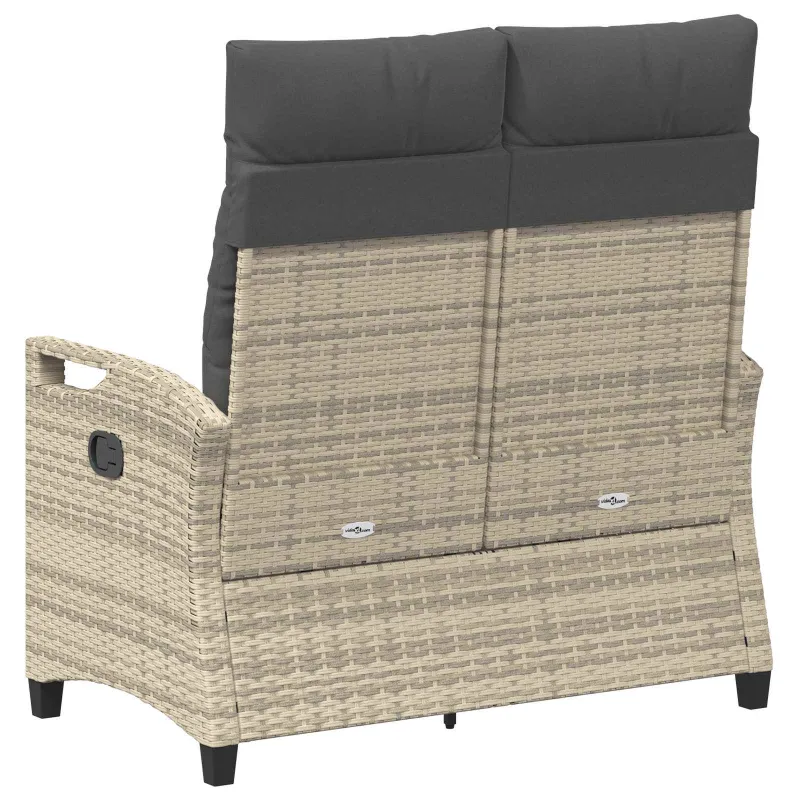 Sodo suolas su pagalve 105 x 60 x 112 cm plienas