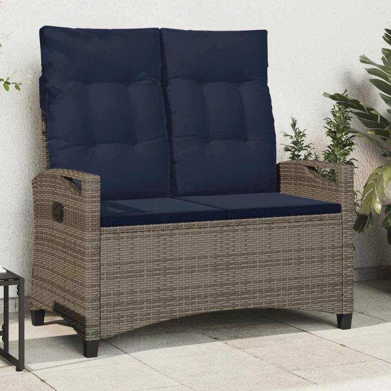 Sodo suolas su pagalve 105 x 60 x 112 cm plienas