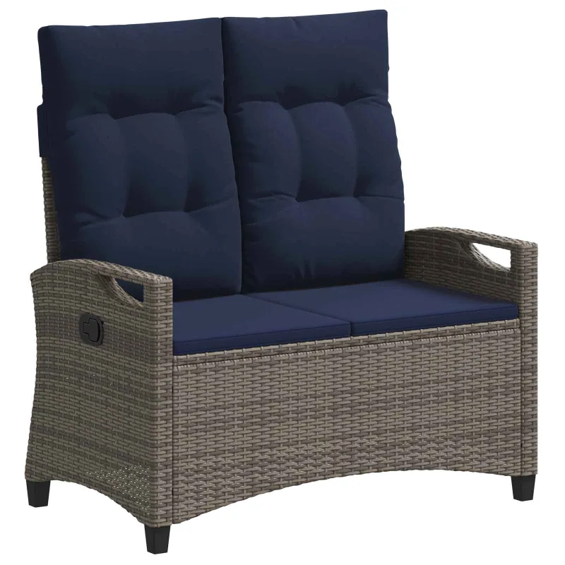 Sodo suolas su pagalve 105 x 60 x 112 cm plienas