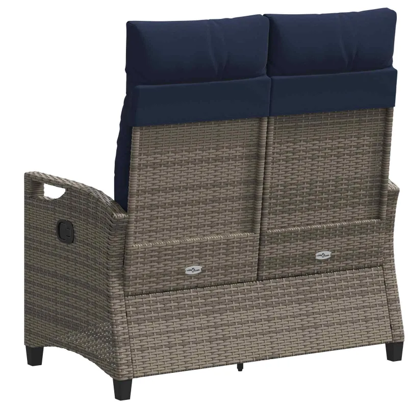 Sodo suolas su pagalve 105 x 60 x 112 cm plienas