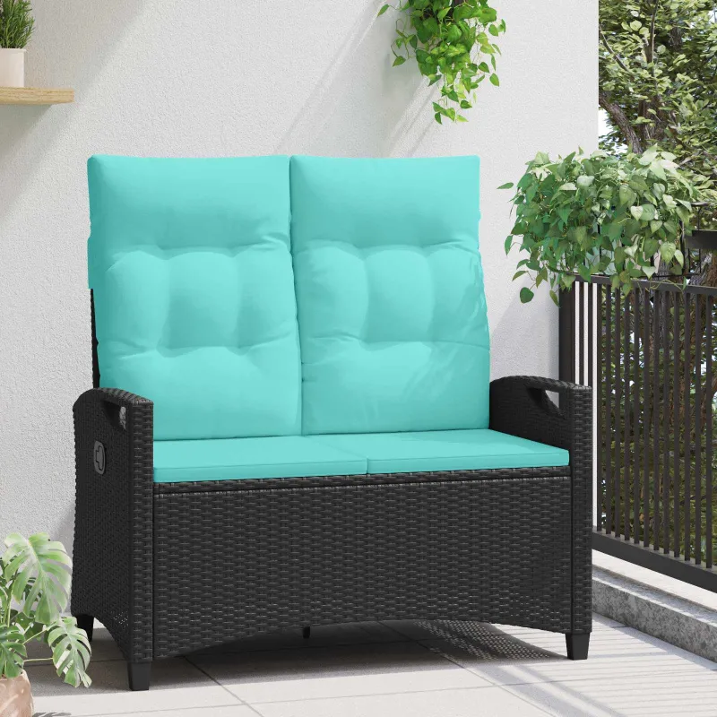 Sodo suolas su pagalve 105 x 60 x 112 cm plienas