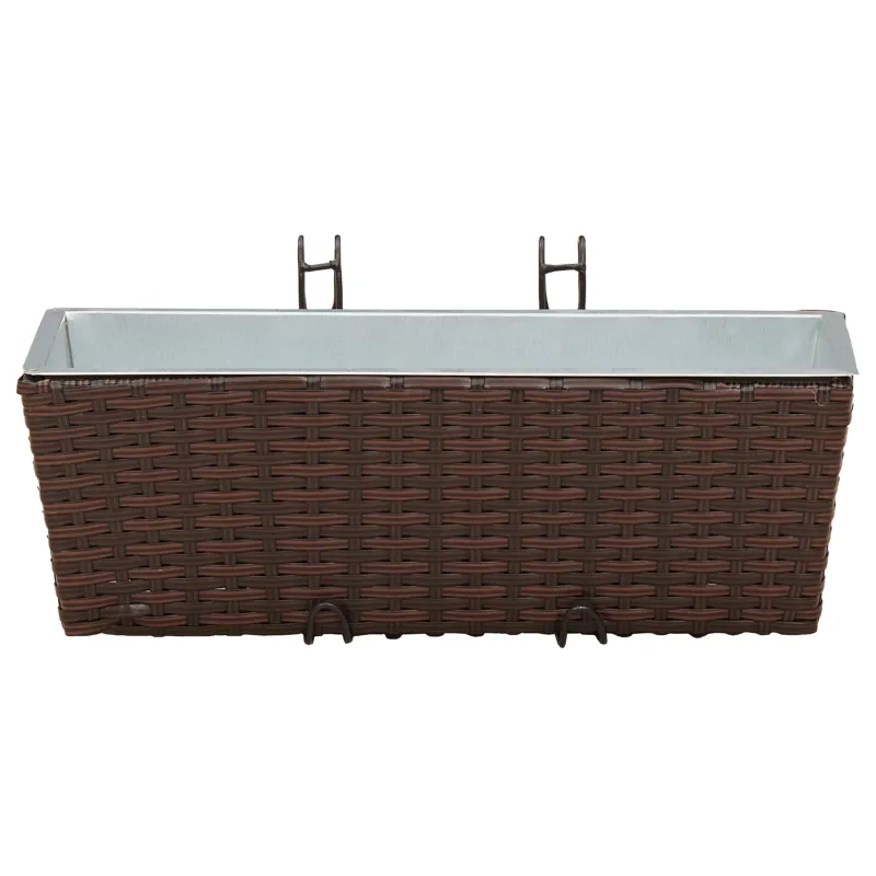 Turėklas 2 pcs 50 x 17 x 17 cm Metalas
