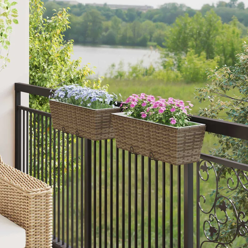 Turėklas 2 pcs 50 x 17 x 17 cm Metalas