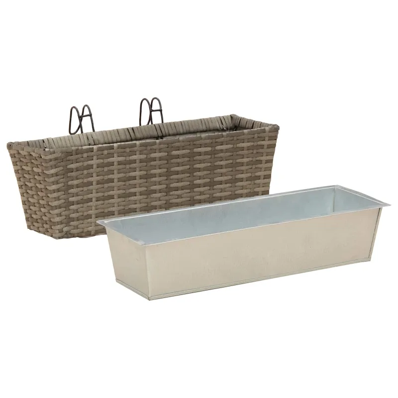 Turėklas 2 pcs 50 x 17 x 17 cm Metalas