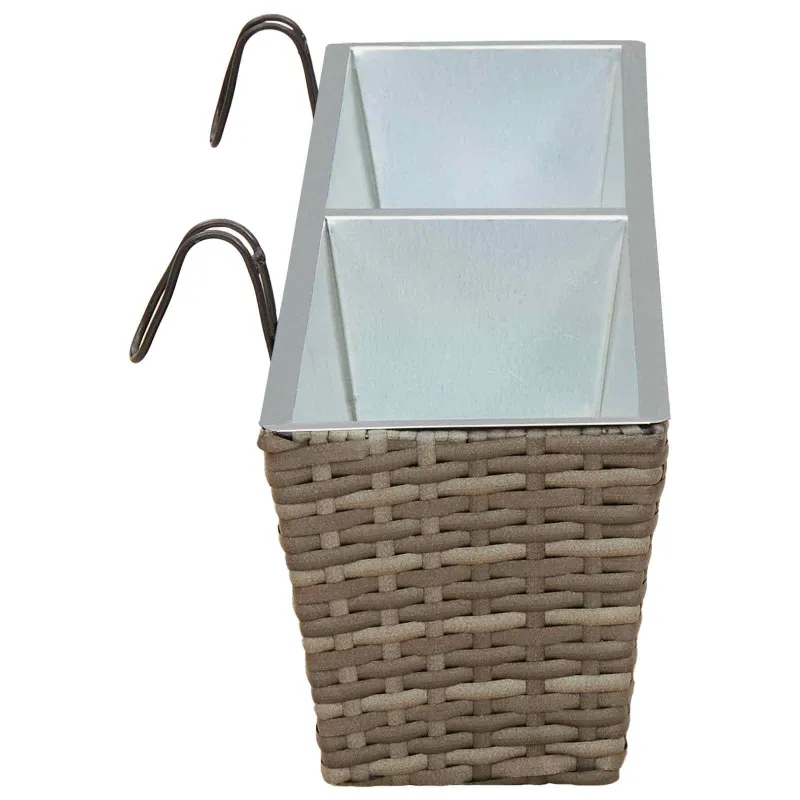 Turėklas 2 pcs 80 x 17 x 17 cm Metalas