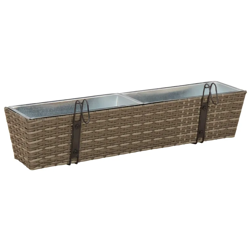 Turėklas 2 pcs 80 x 17 x 17 cm Metalas