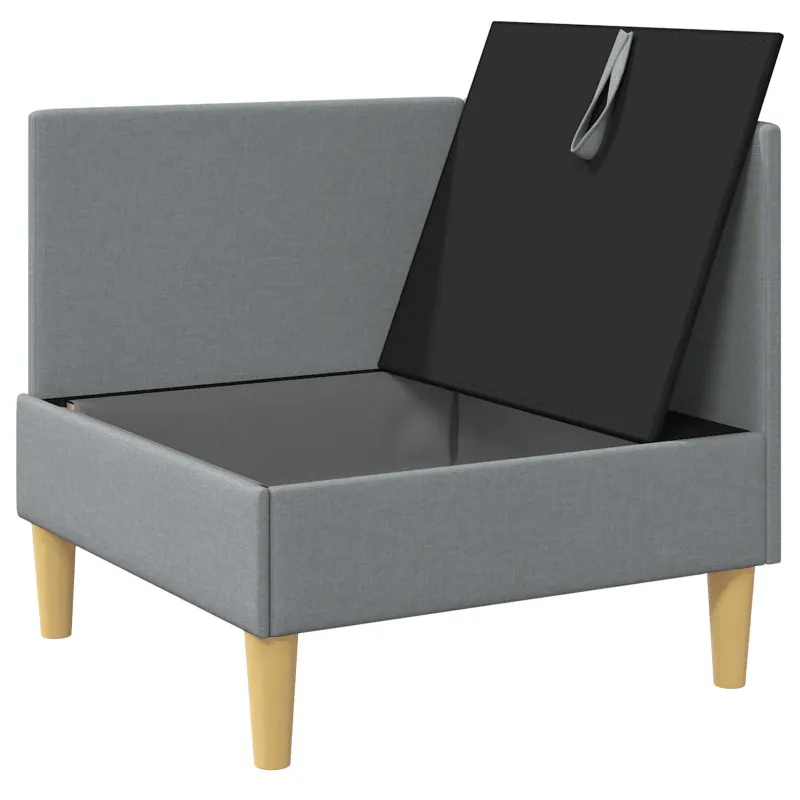 Sofa su saugojimu Audinys