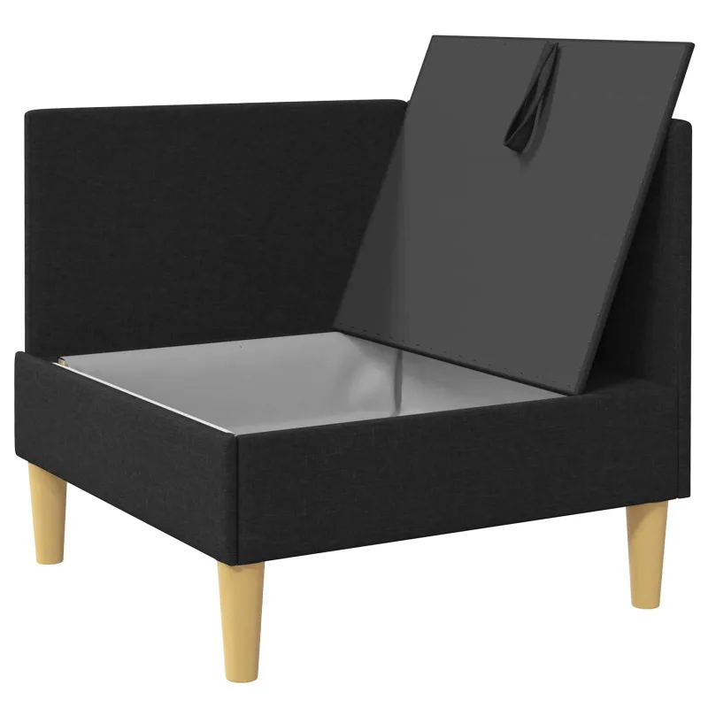 Sofa su saugojimu Audinys