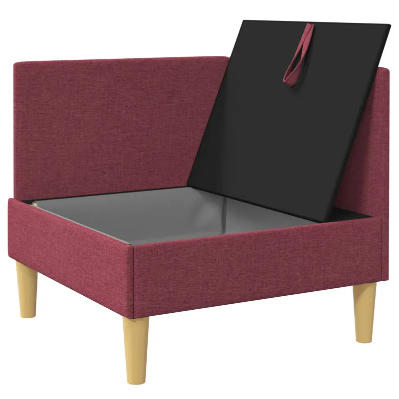 Sofa su saugojimu Audinys