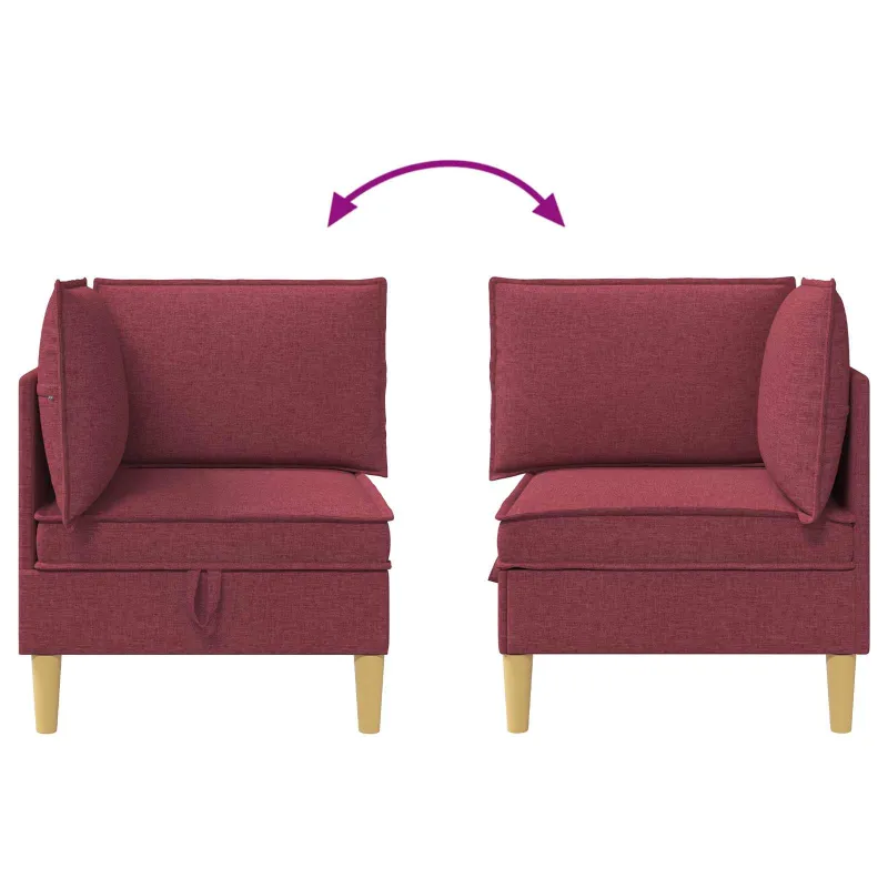 Sofa su saugojimu Audinys