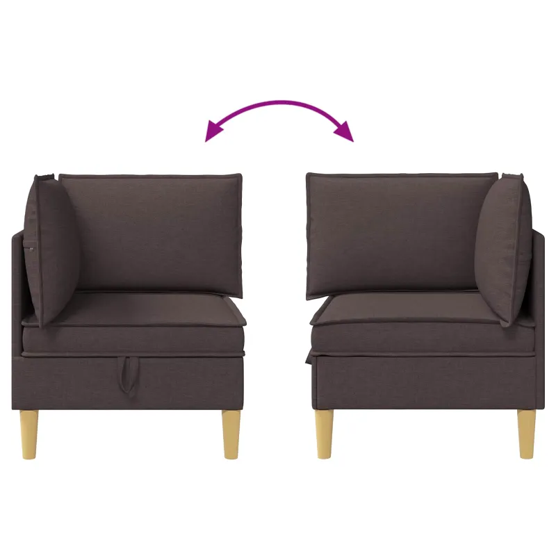 Sofa su saugojimu Audinys