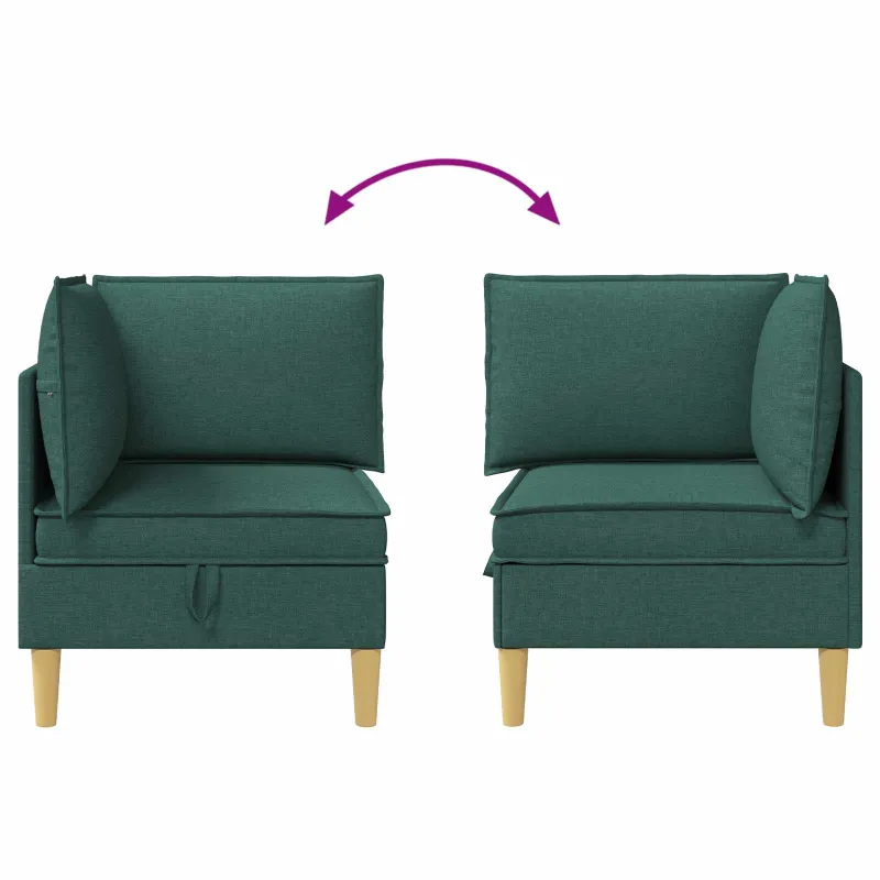 Sofa su saugojimu Audinys