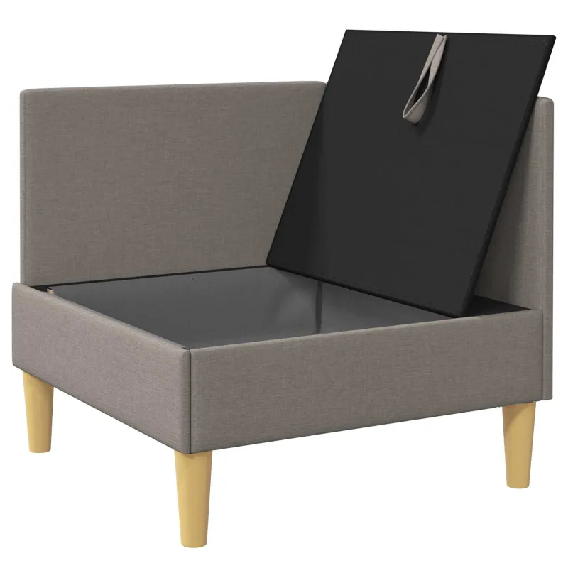 Sofa su saugojimu Audinys