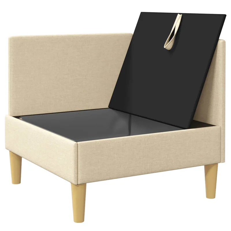 Sofa su saugojimu Audinys