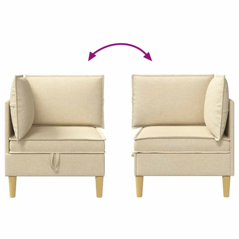 Sofa su saugojimu Audinys
