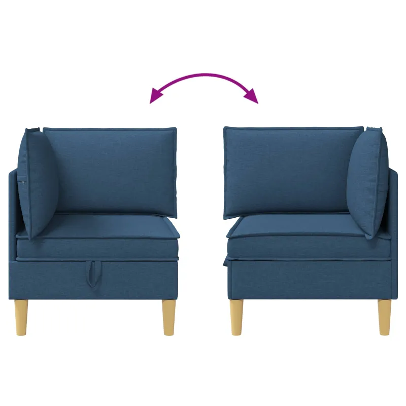 Sofa su saugojimu Audinys