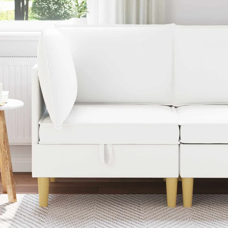 Sofa su saugojimu Audinys