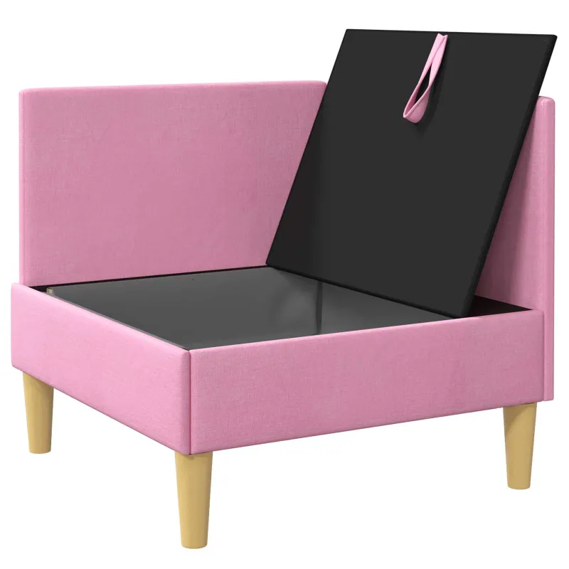 Sofa su saugojimu Audinys