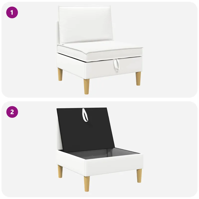 Sofa su saugojimu Audinys