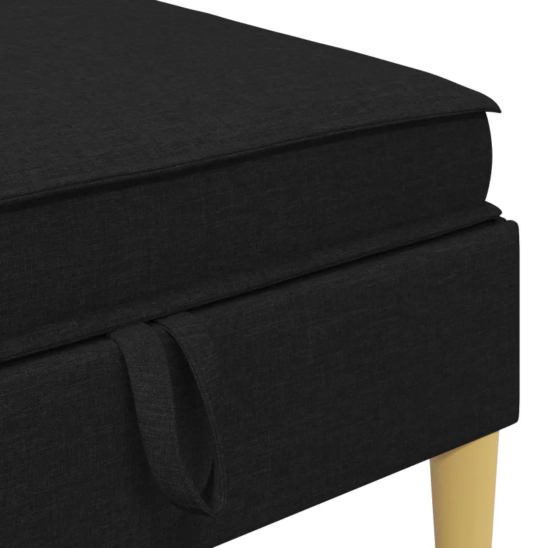 Sofa su saugojimu Audinys