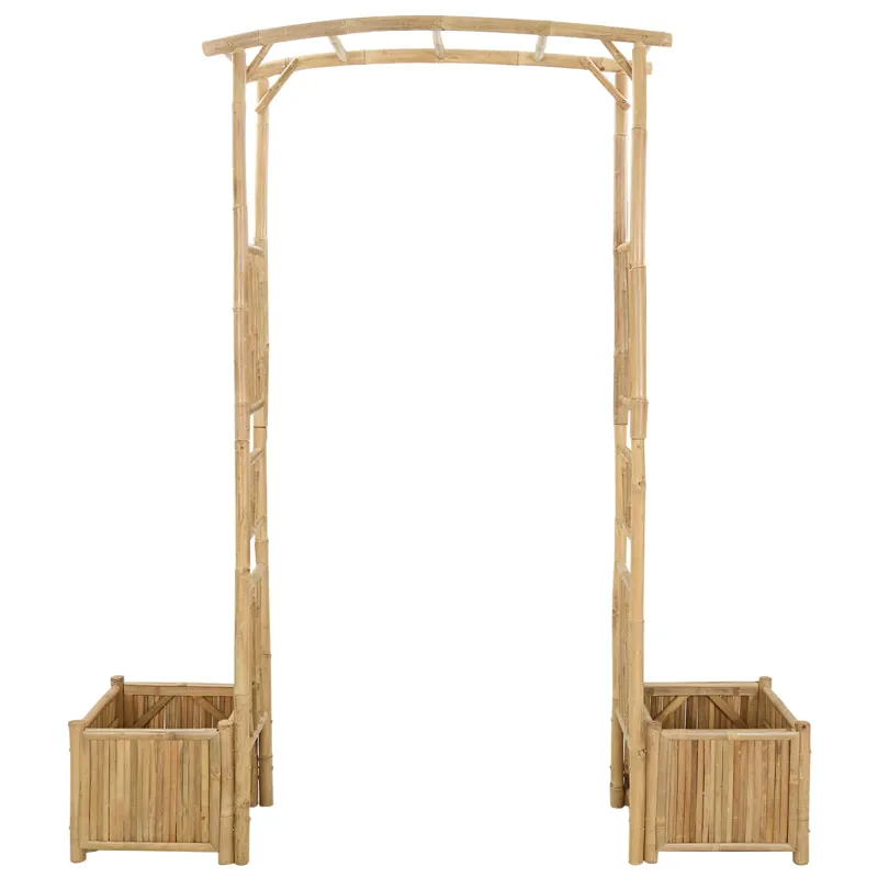 Sodo arka Natūrali 177 x 40 x 205 cm Bambukas