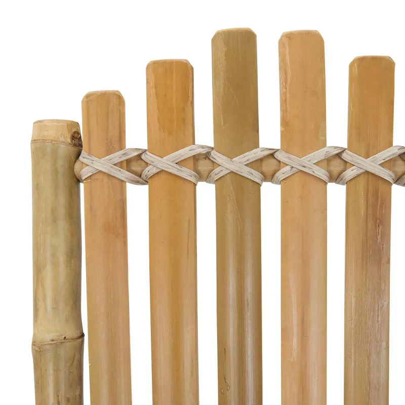 Sodo Kėdė 4 pcs Natūrali Bambukas