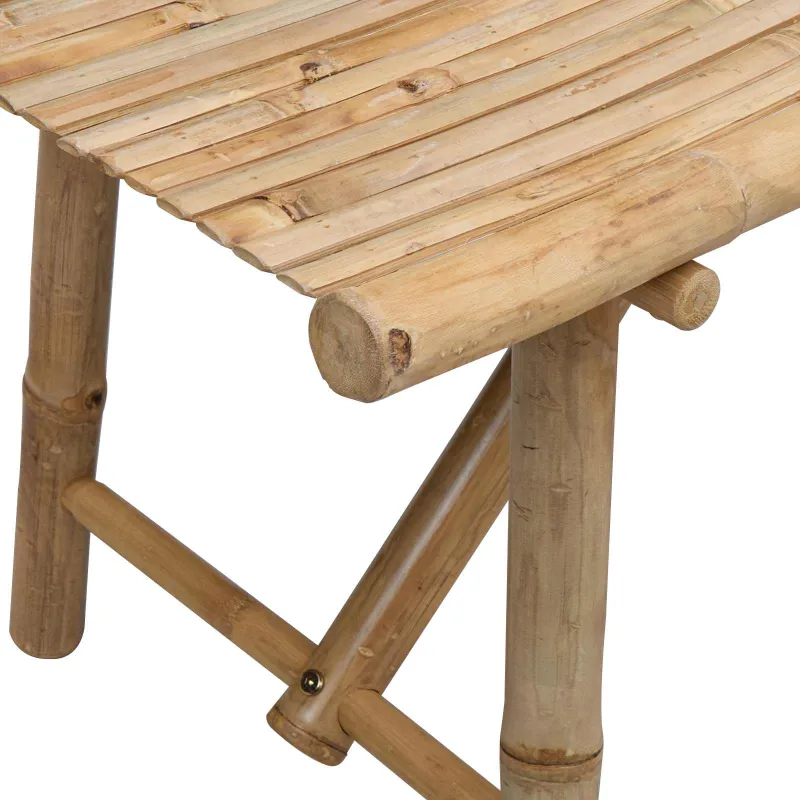 Sodo suolas Natūrali 110 x 45 x 50 cm Bambukas