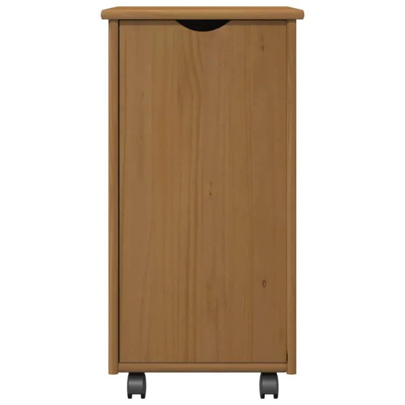 Ratuotas kabinetas su ratu Medus ruda 34 x 39 x 65,5 cm