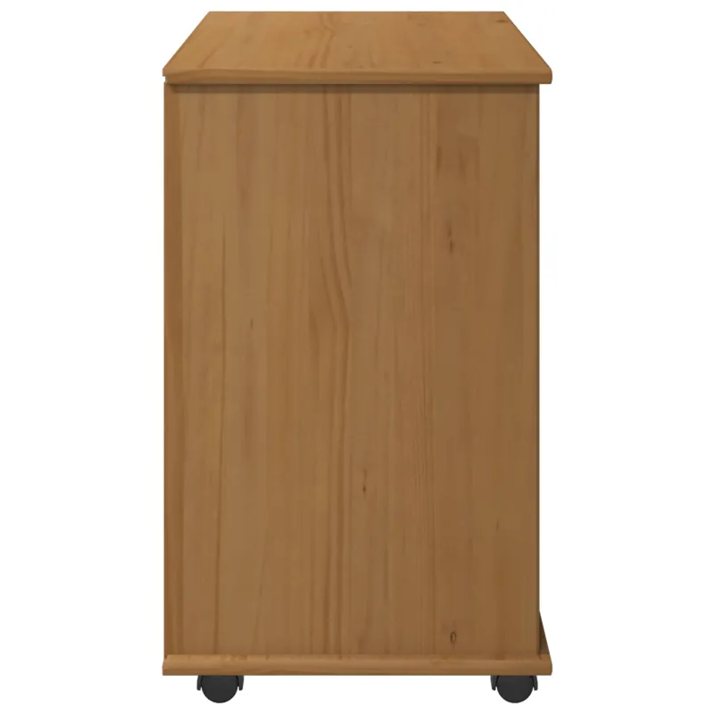 Ratuotas kabinetas su ratu Medus ruda 63,5 x 39 x 65,5 cm